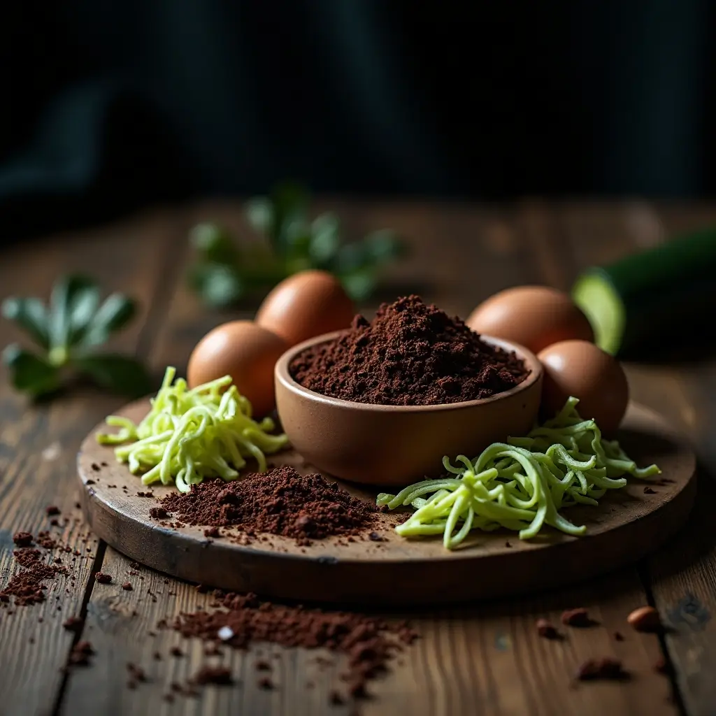 3 Ingredient Chocolate Zucchini Cake
