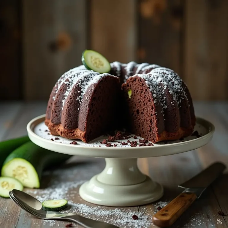 3 Ingredient Chocolate Zucchini Cake