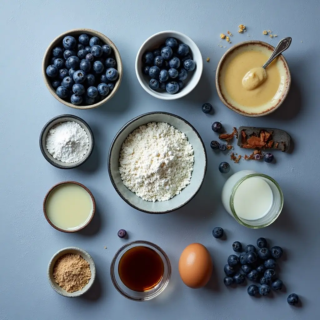 Blueberry Cake Mix Muffins