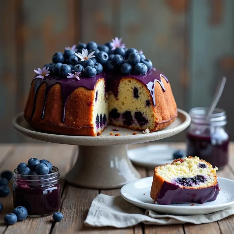 Blueberry Jam Cake