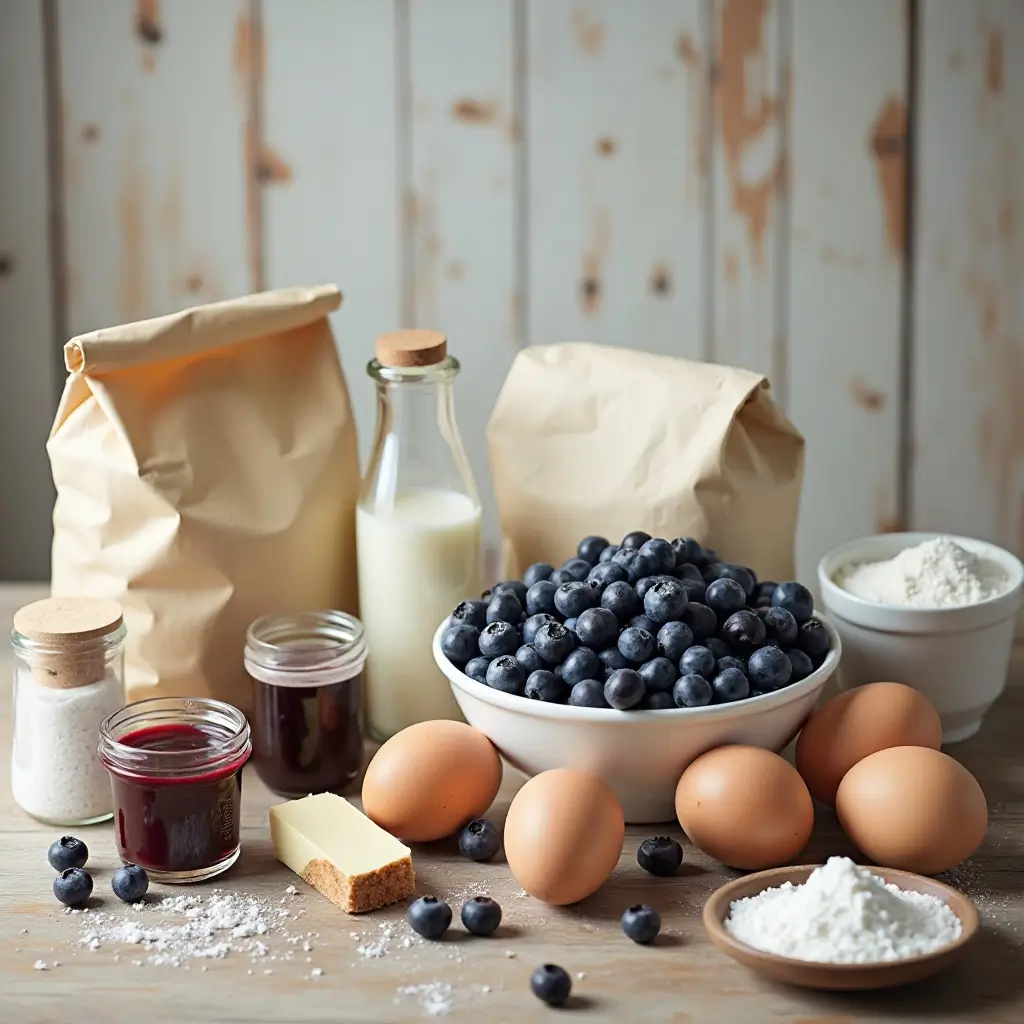 Blueberry Jam Cake