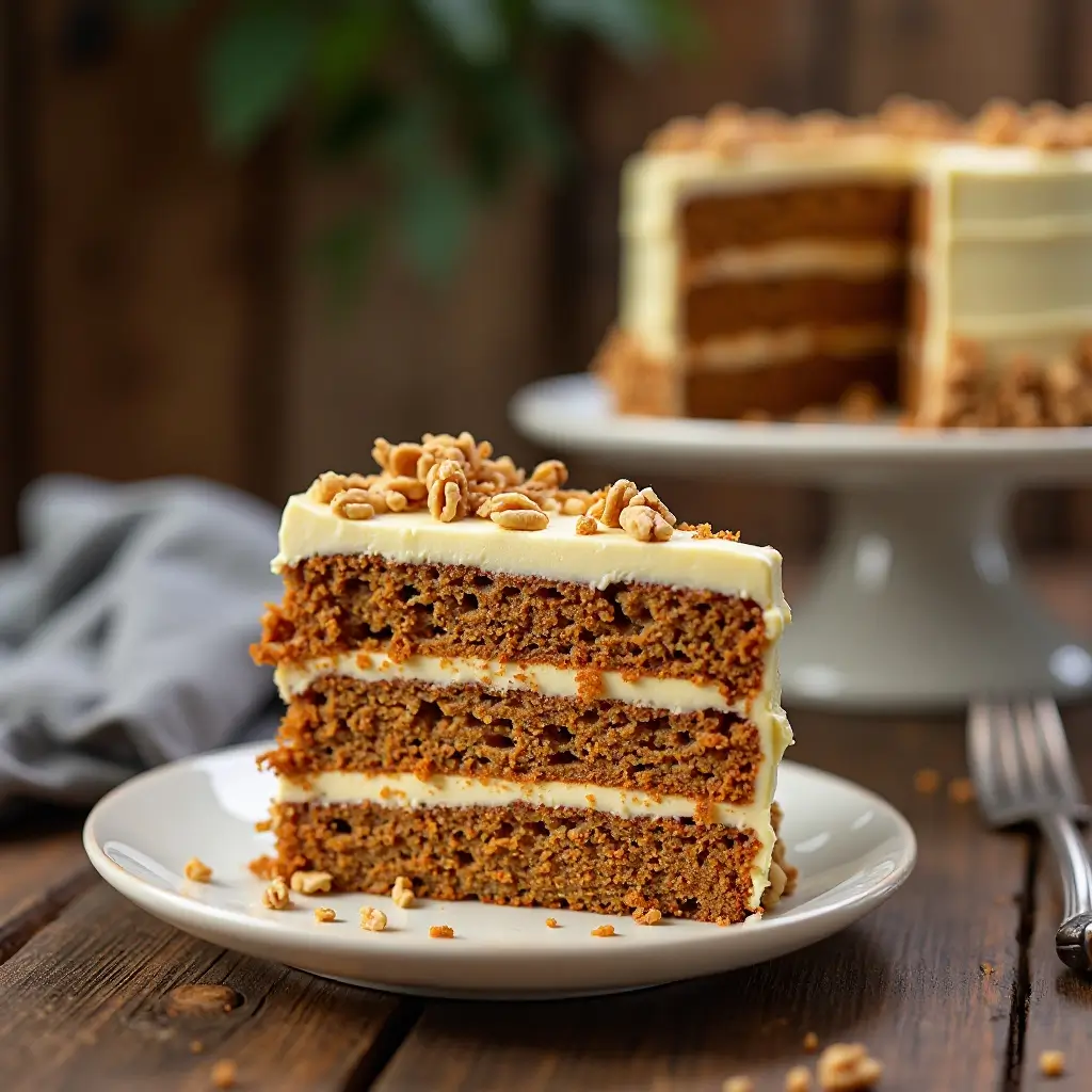 Carrot Cake Slice