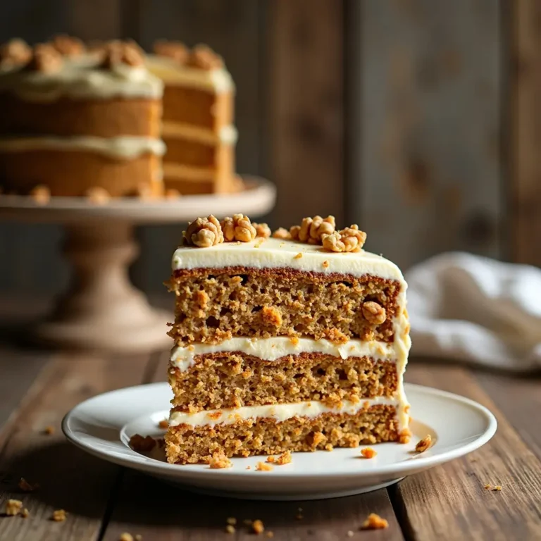 Carrot Cake Slice
