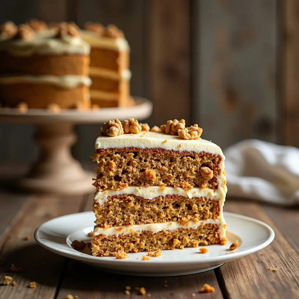 Carrot Cake Slice