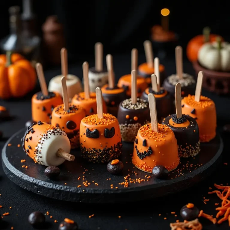Halloween Cakesicles