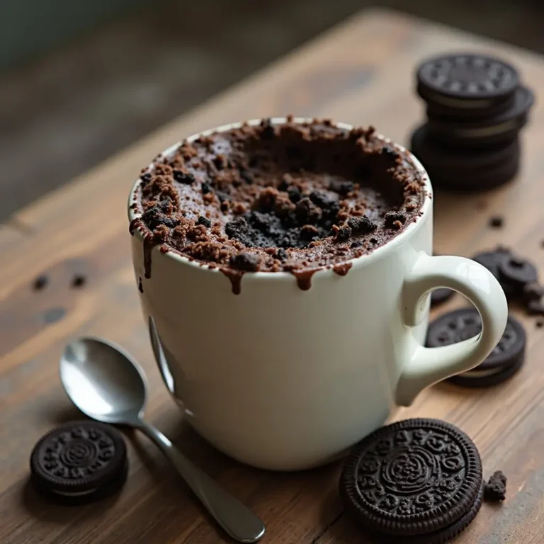 Mug Cake Oreo