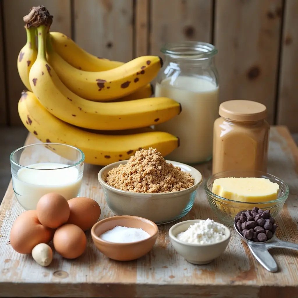 Peanut Butter Banana Cake