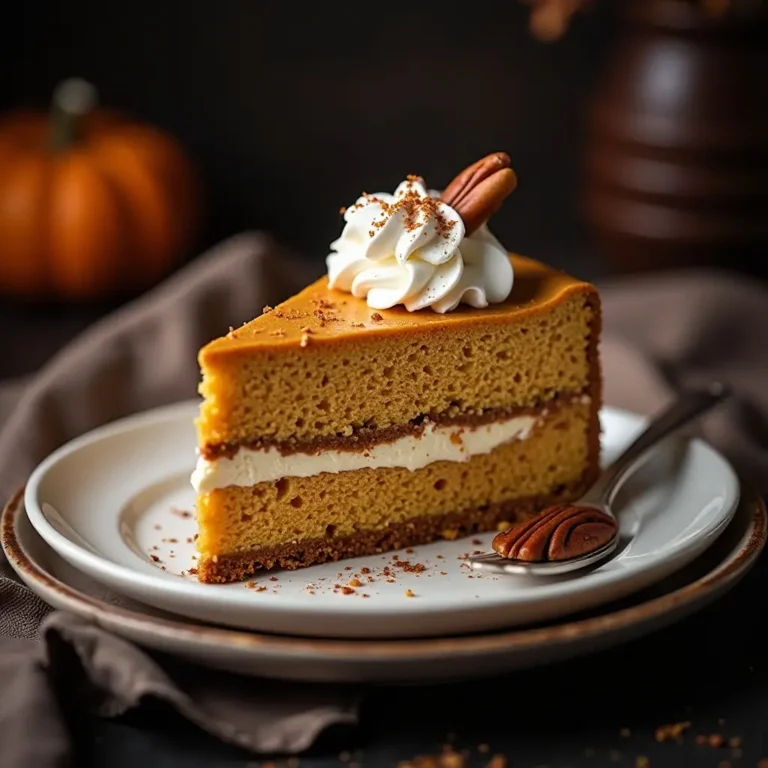 Pumpkin Cake Cheesecake