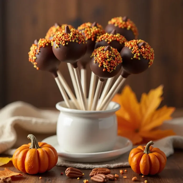 Pumpkin Cake Pops