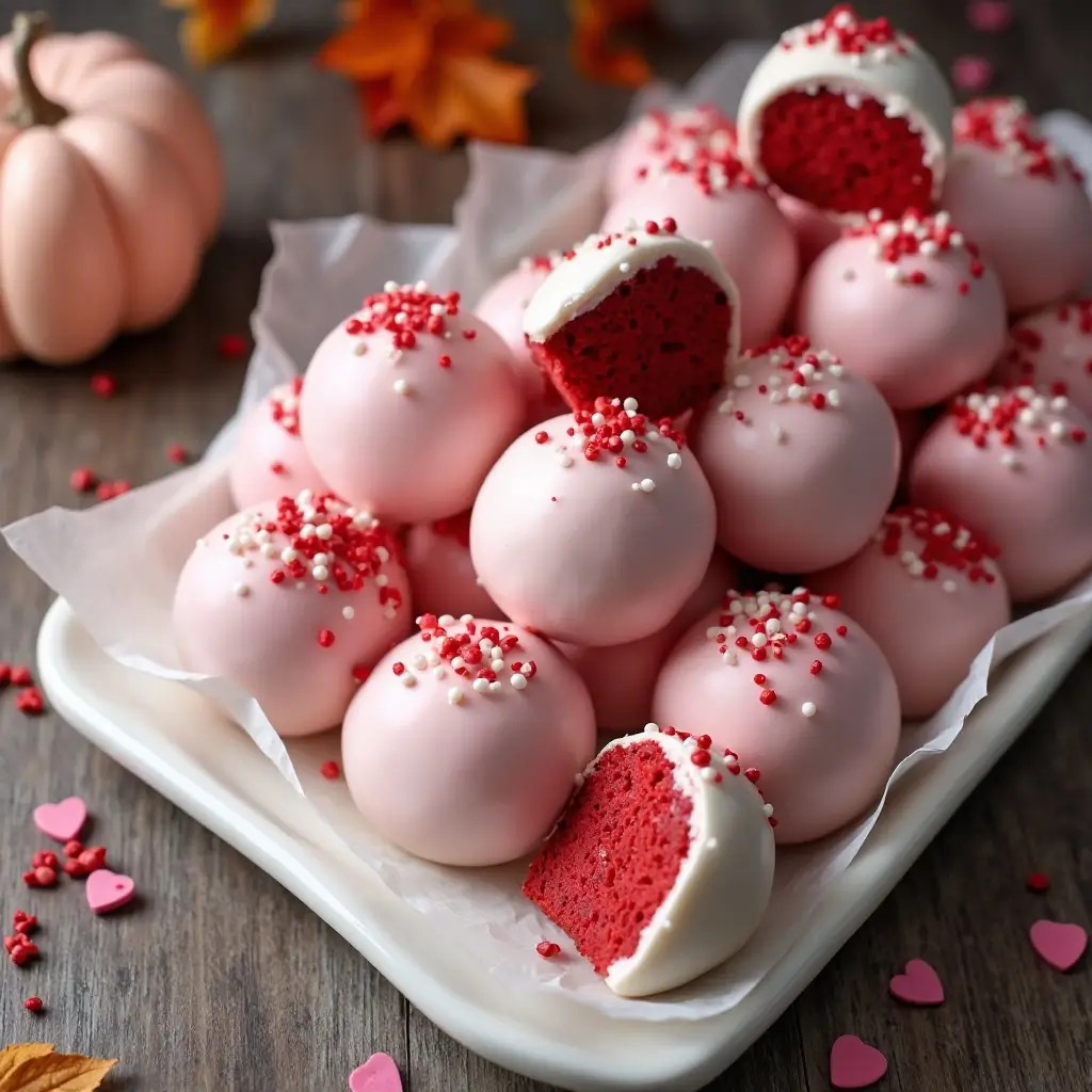 Red Velvet Cake Balls