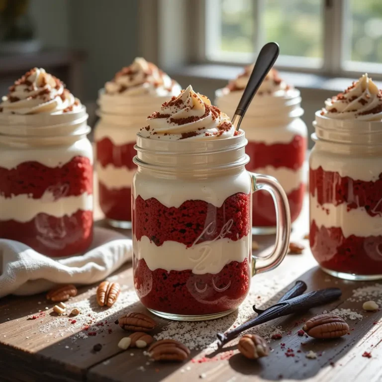 Red Velvet Cake Jar