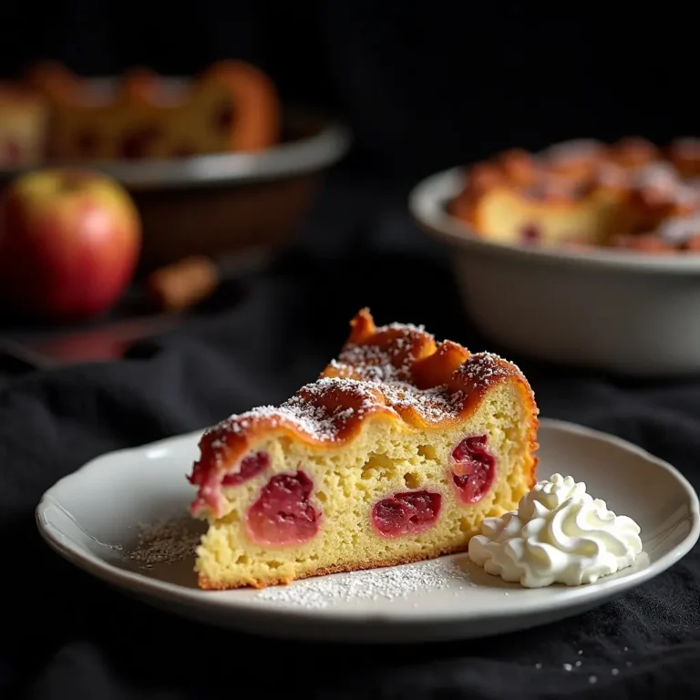 Rhubarb and Apple Cake