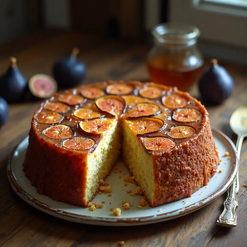 Upside Down Fig Cake
