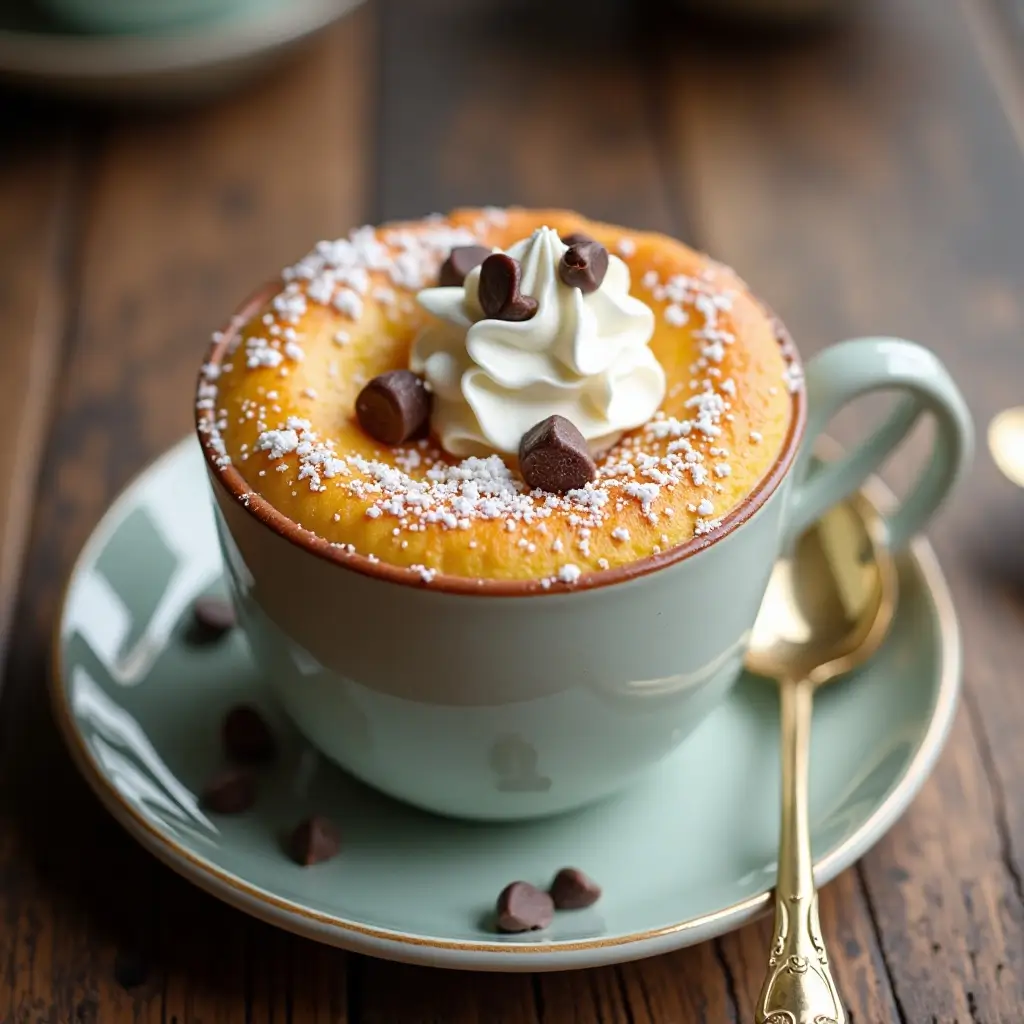 Vanilla Vegan Mug Cake