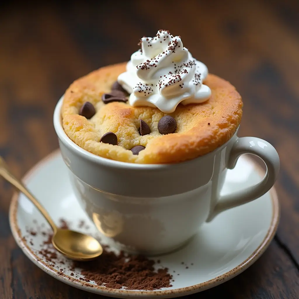 Vanilla Vegan Mug Cake