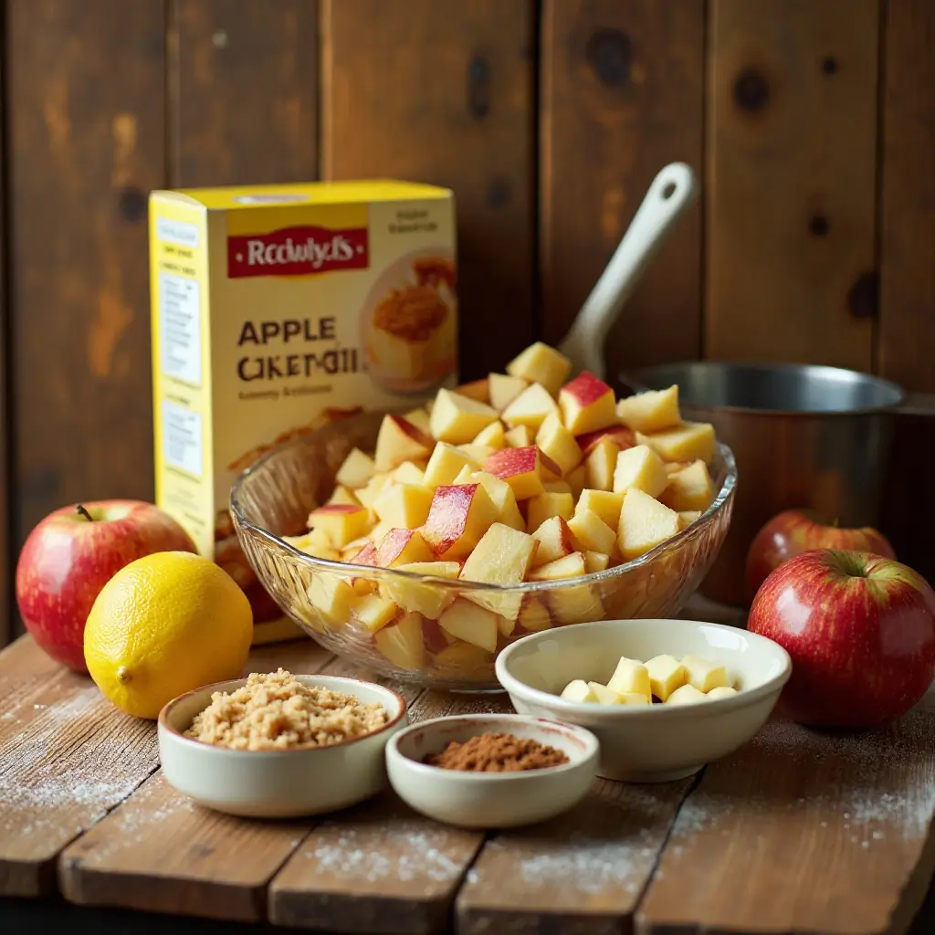 Apple Cake Mix Cobbler