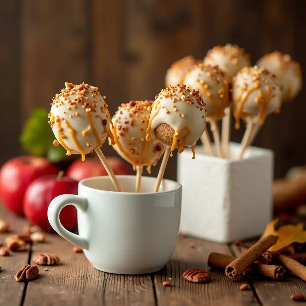 Apple Cake Pops 