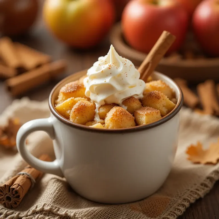Apple Cake in a Mug