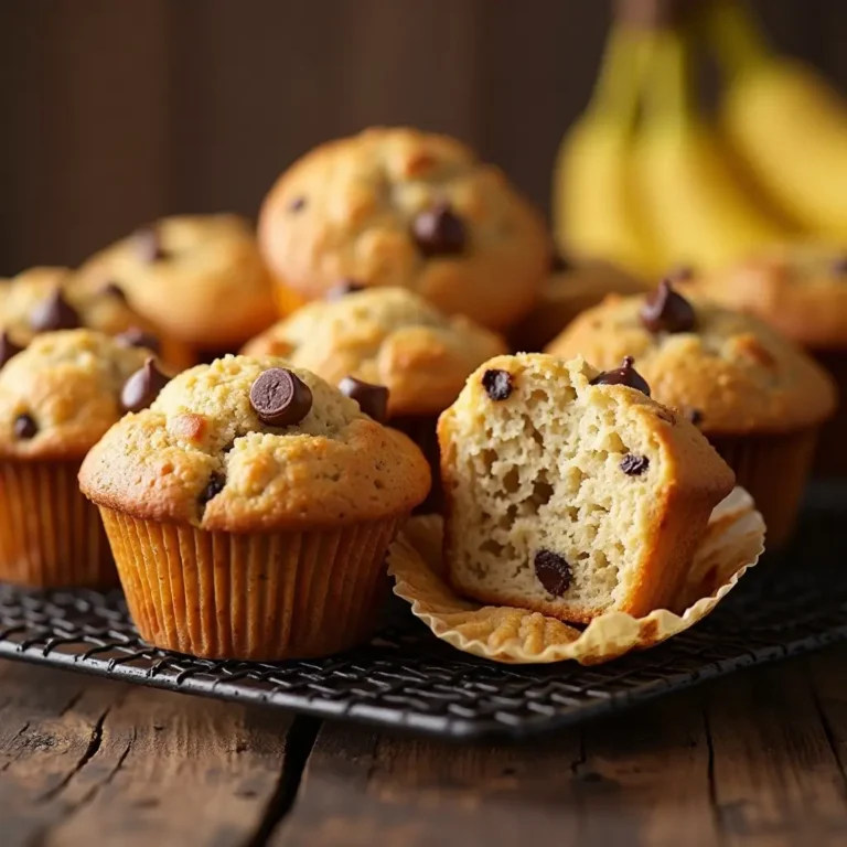 Banana Cake Mix Muffins