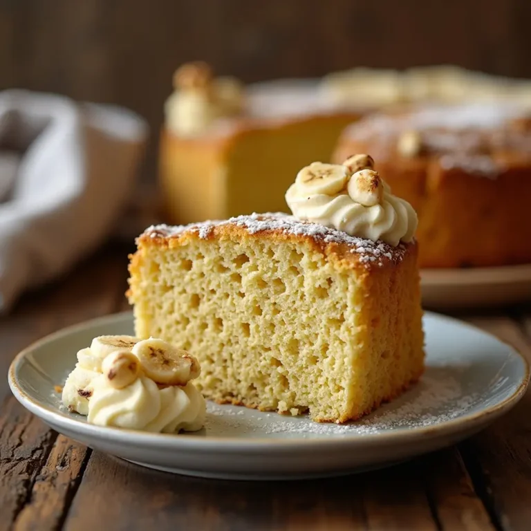 Banana Cake Without Eggs