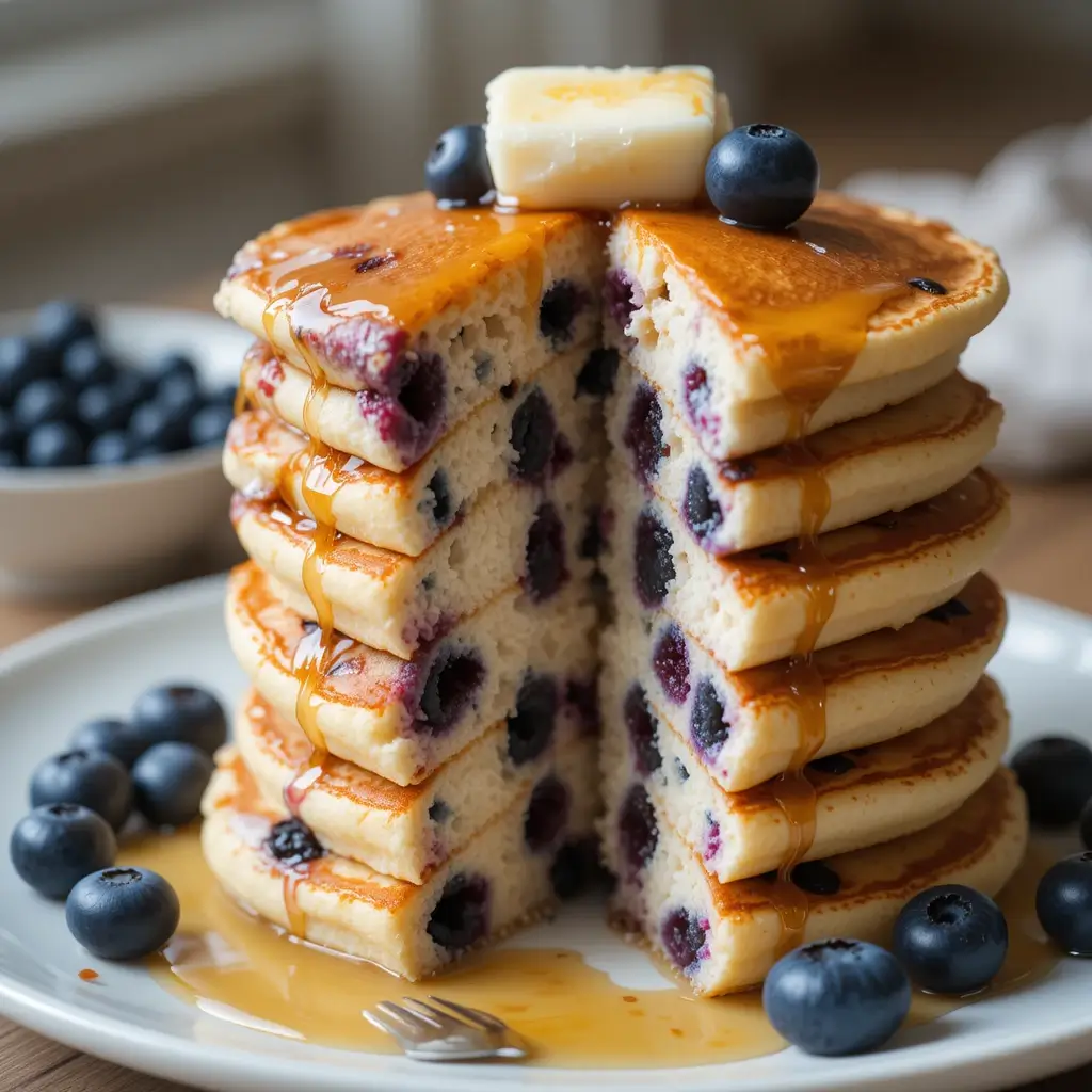 Blueberry Buttermilk Pancakes