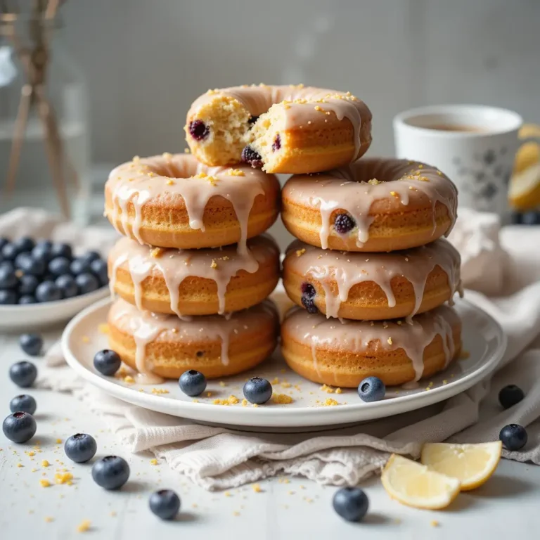 Blueberry Cake Donut