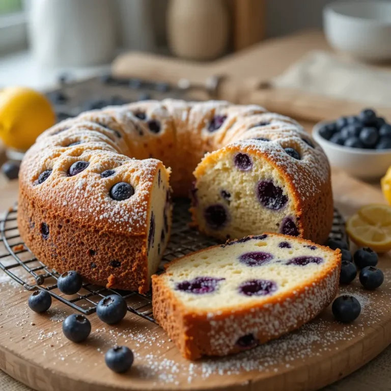 Blueberry Cake Eggless