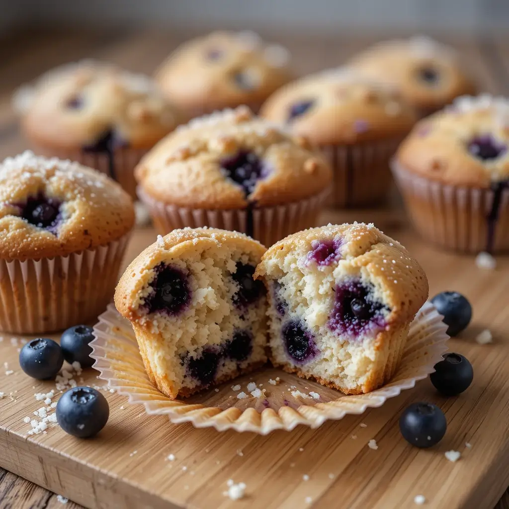 Blueberry Cake Muffins