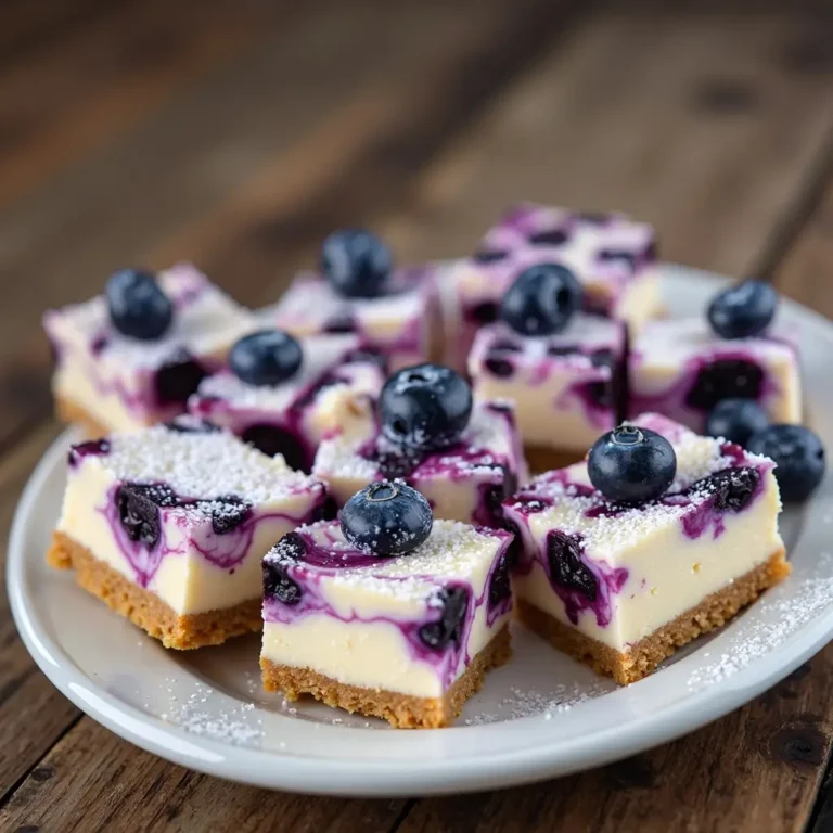 Blueberry Cheesecake Bars