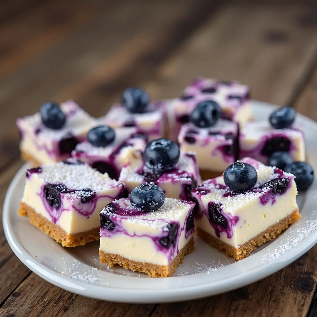 Blueberry Cheesecake Bars
