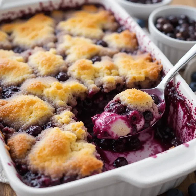 Blueberry Cheesecake Cobbler
