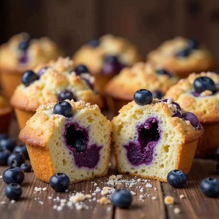Blueberry Cheesecake Muffins
