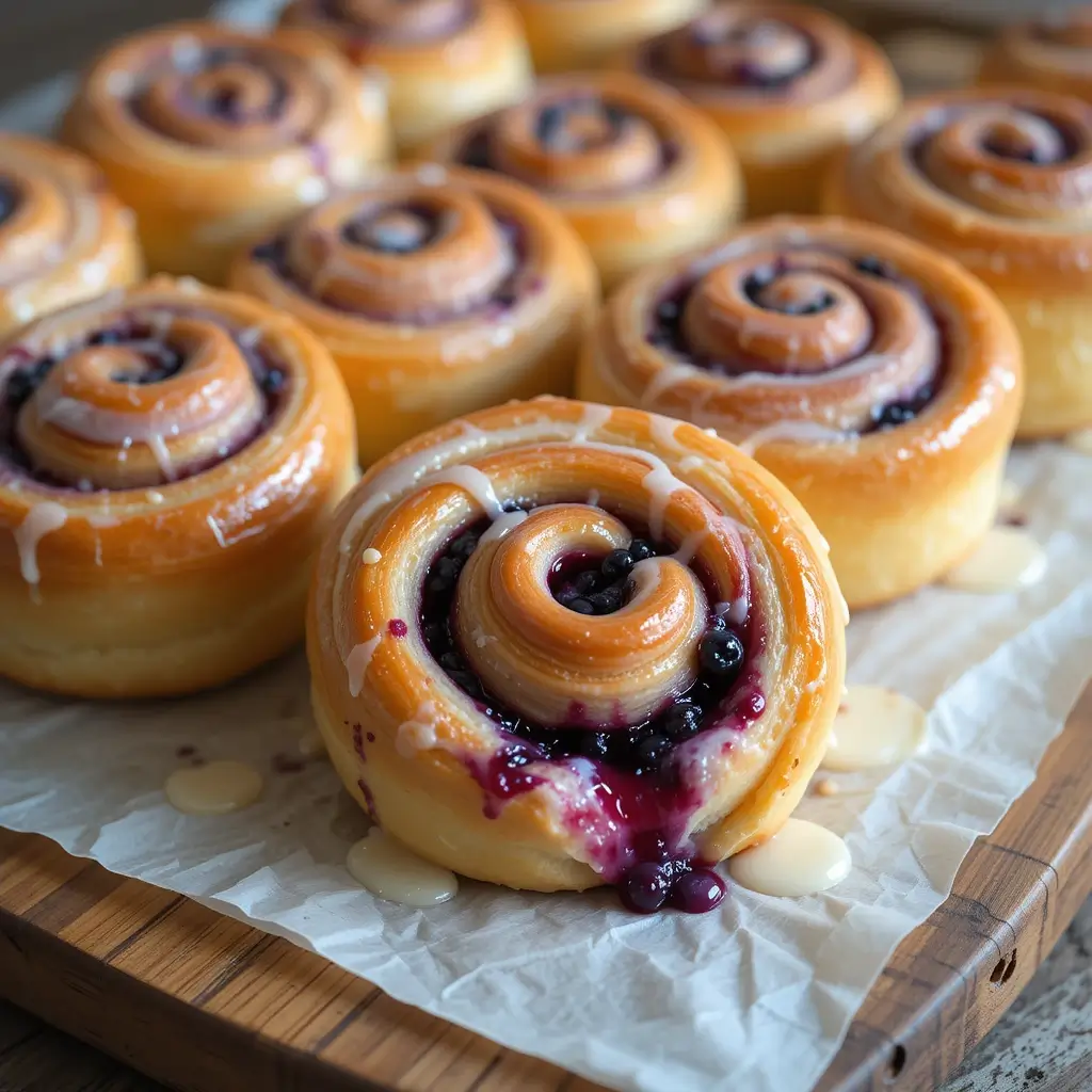 Blueberry Cheesecake Rolls