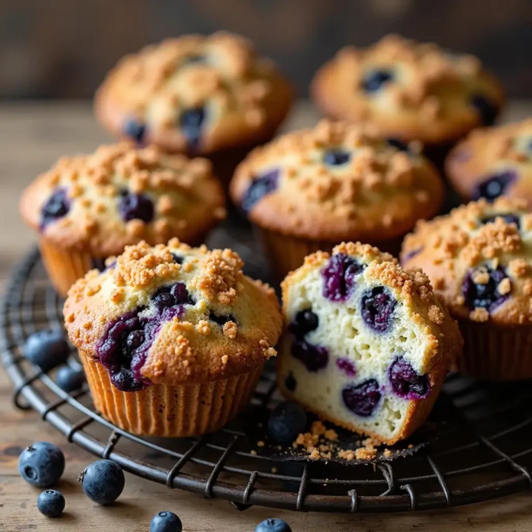 Blueberry Coffee Cake Muffins