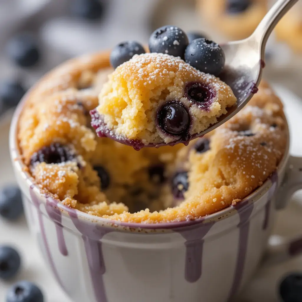 Blueberry Mug Cake