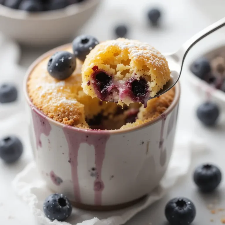 Blueberry Mug Cake