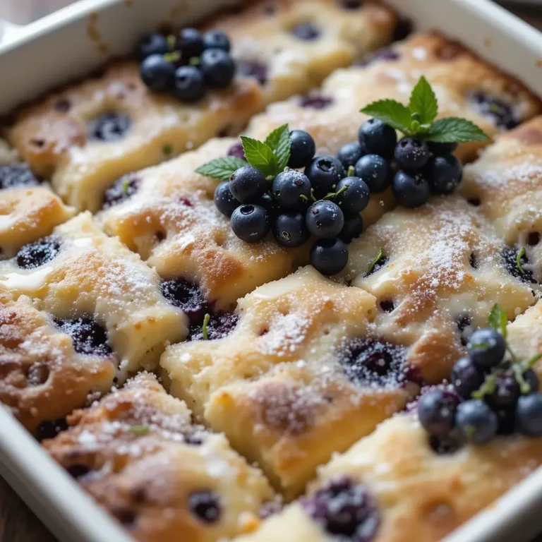 Blueberry Pancake Casserole