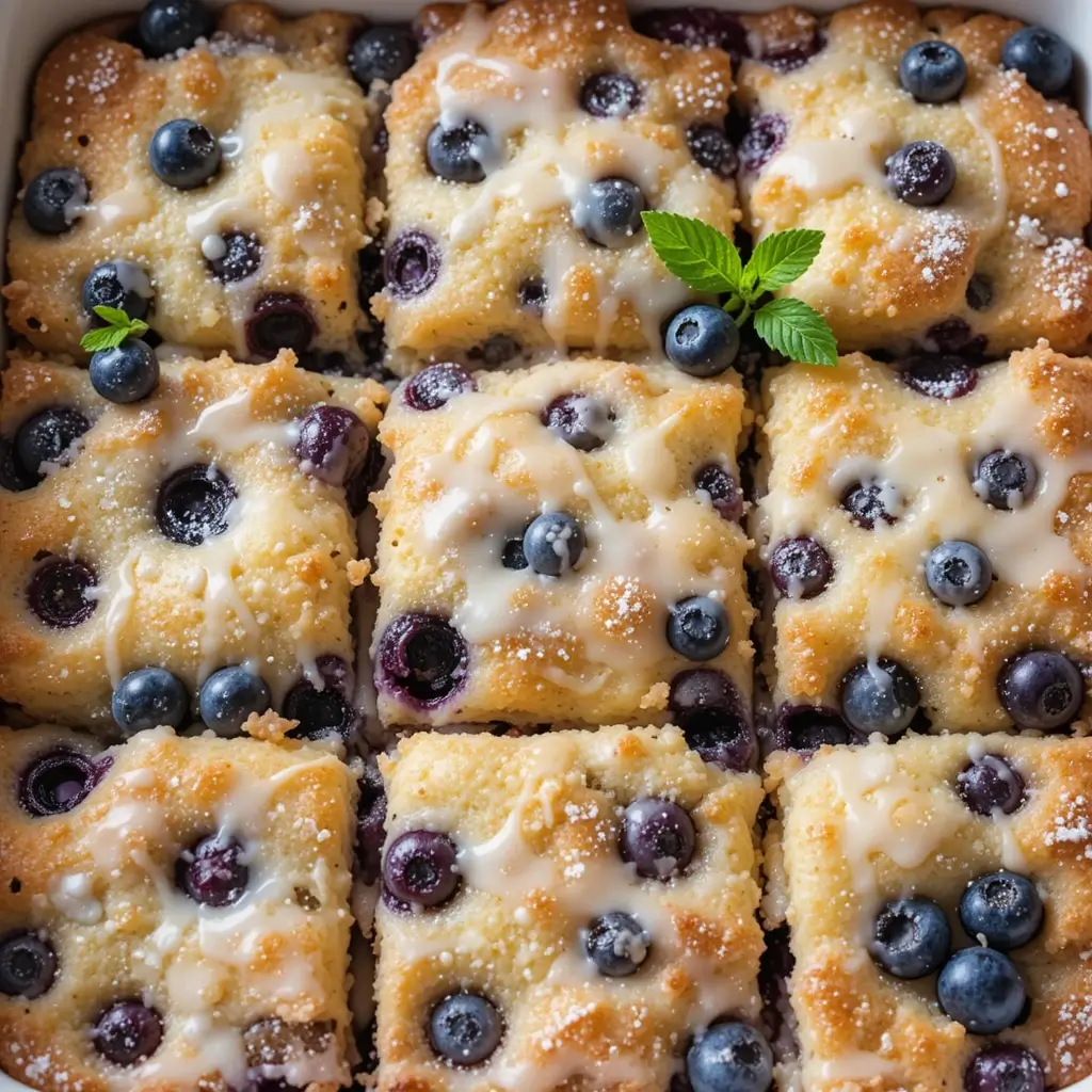 Blueberry Pancake Casserole
