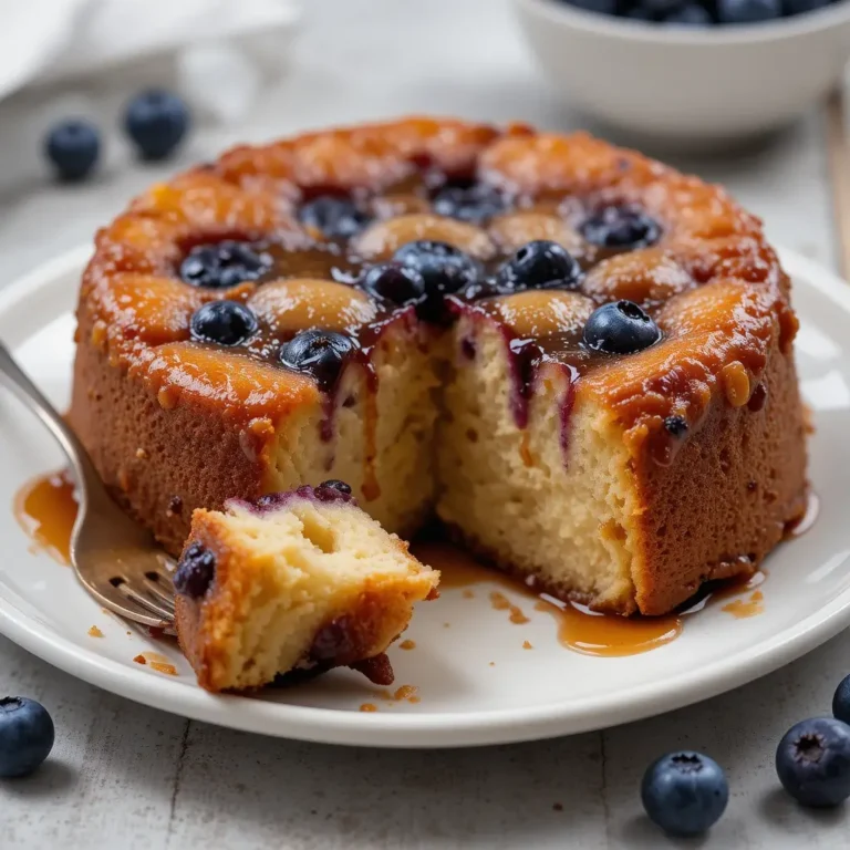 Blueberry Upside Down Cake