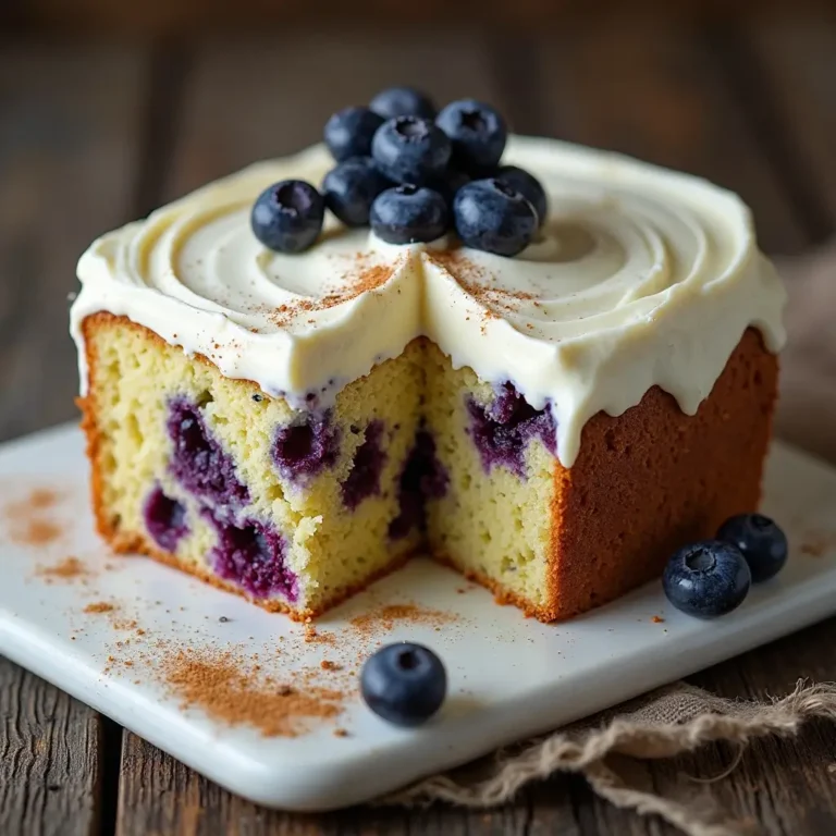 Blueberry Zucchini Cake