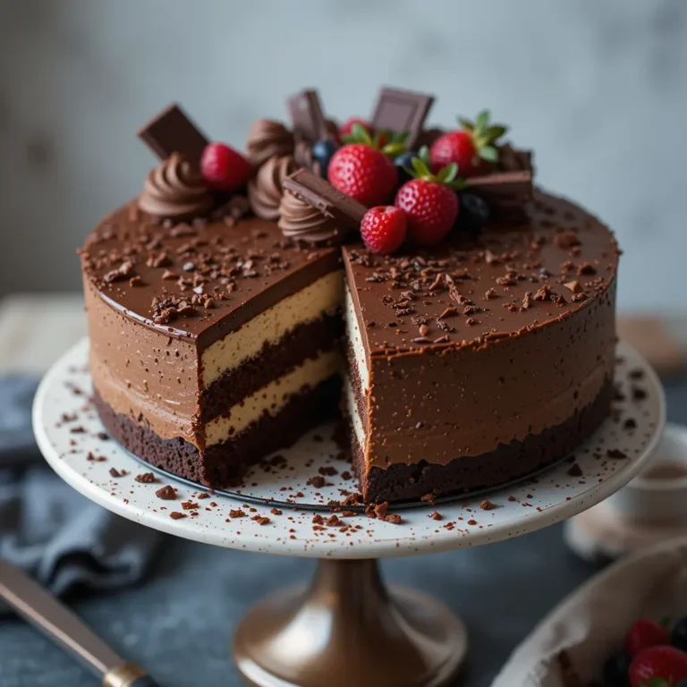 Chocolate Cake Cheesecake