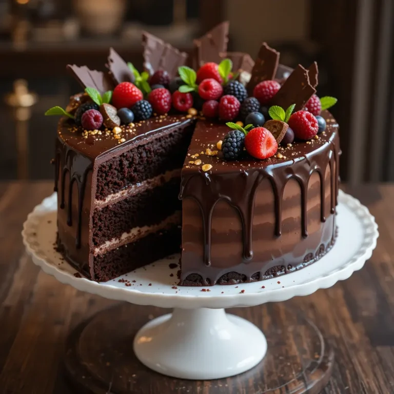 Chocolate Cake Decoration