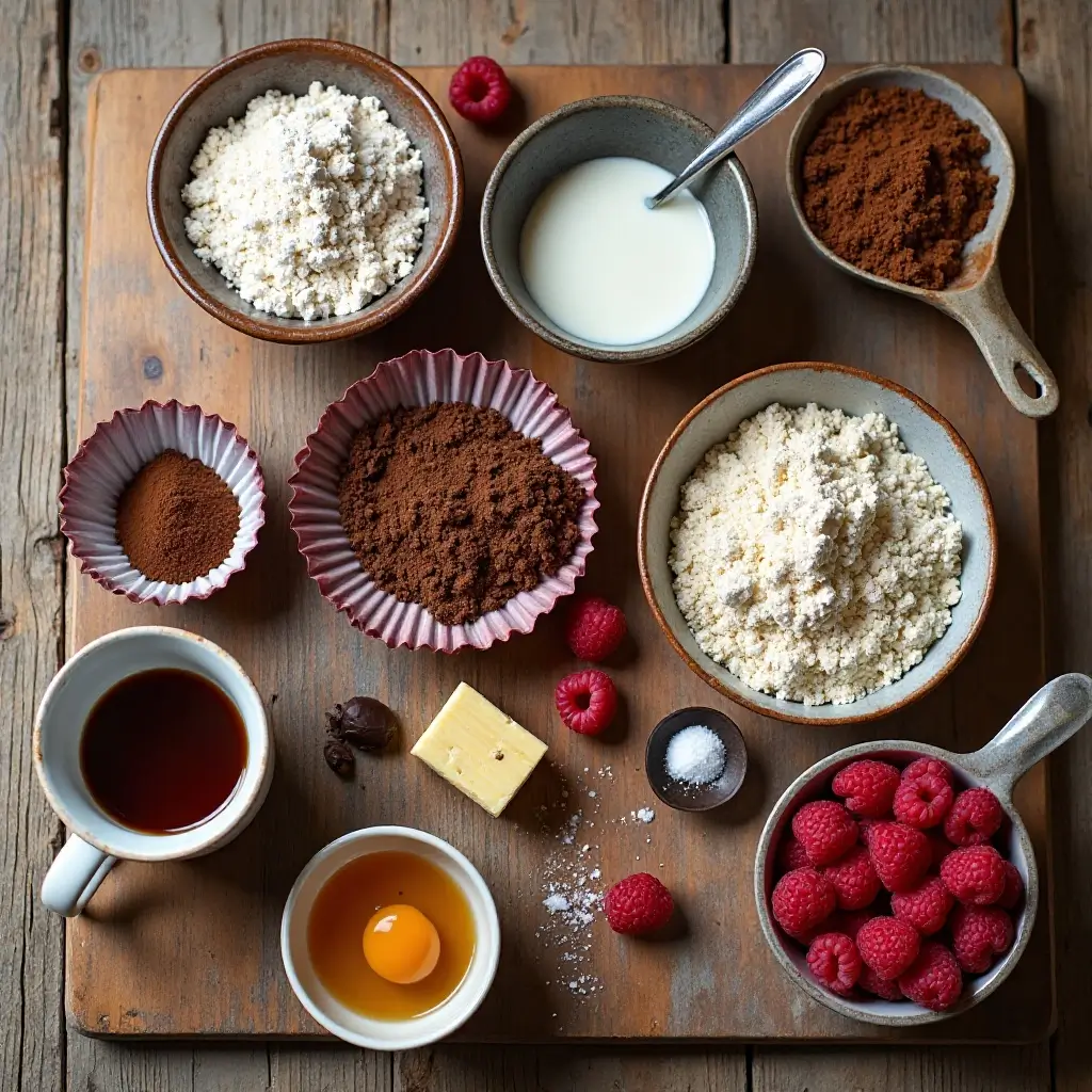 Chocolate Raspberry Cupcakes