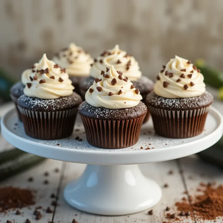Chocolate Zucchini Cupcakes