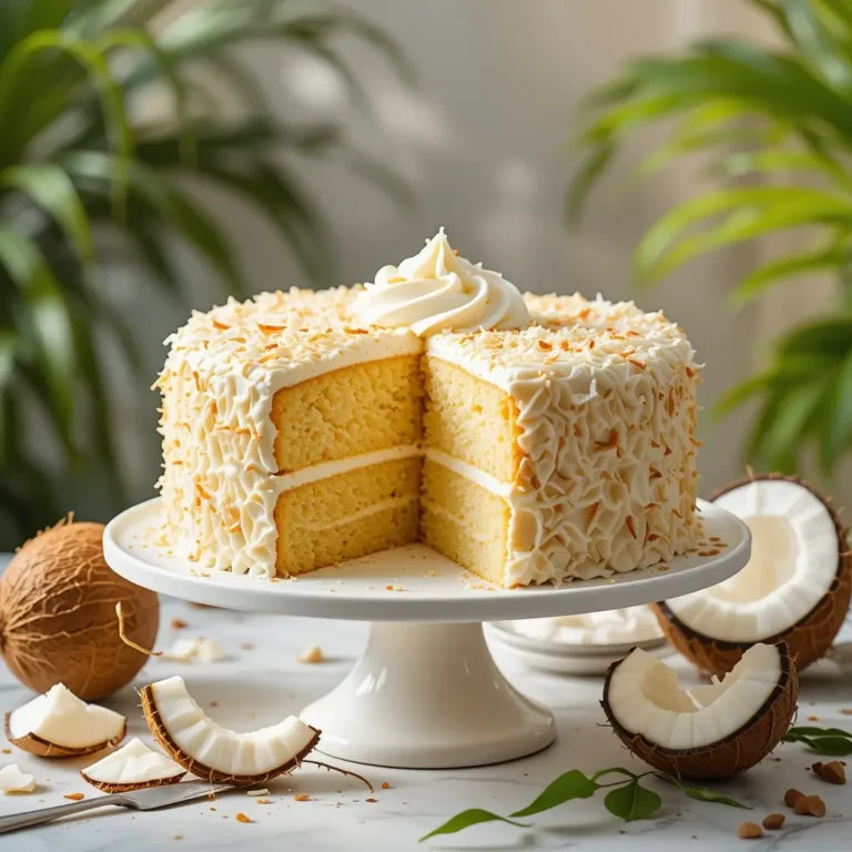 Coconut Cake Eggless