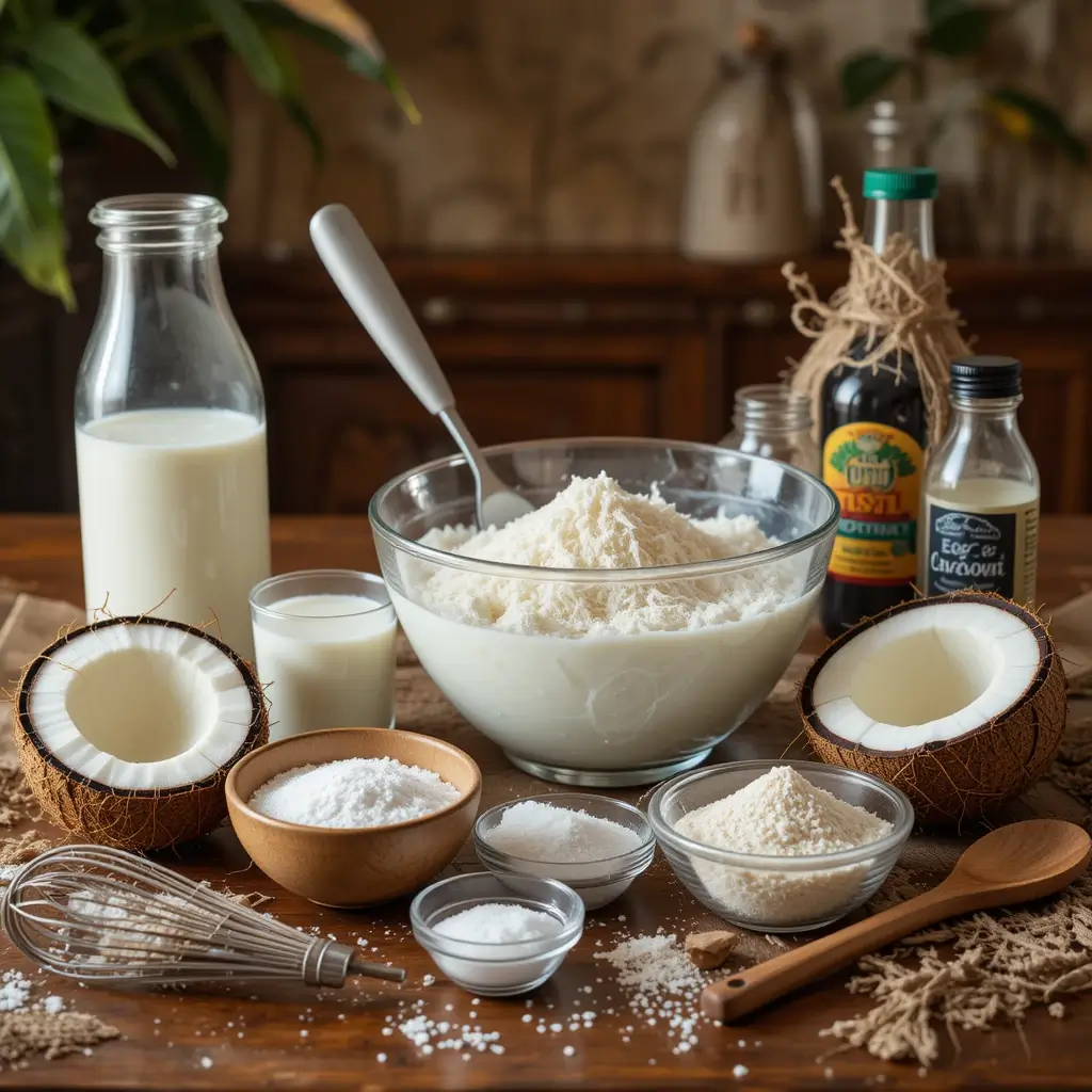 Coconut Cake Eggless