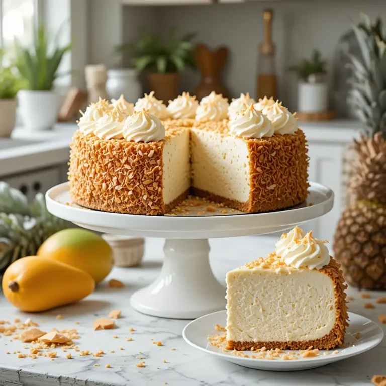 Coconut Cream Cheesecake