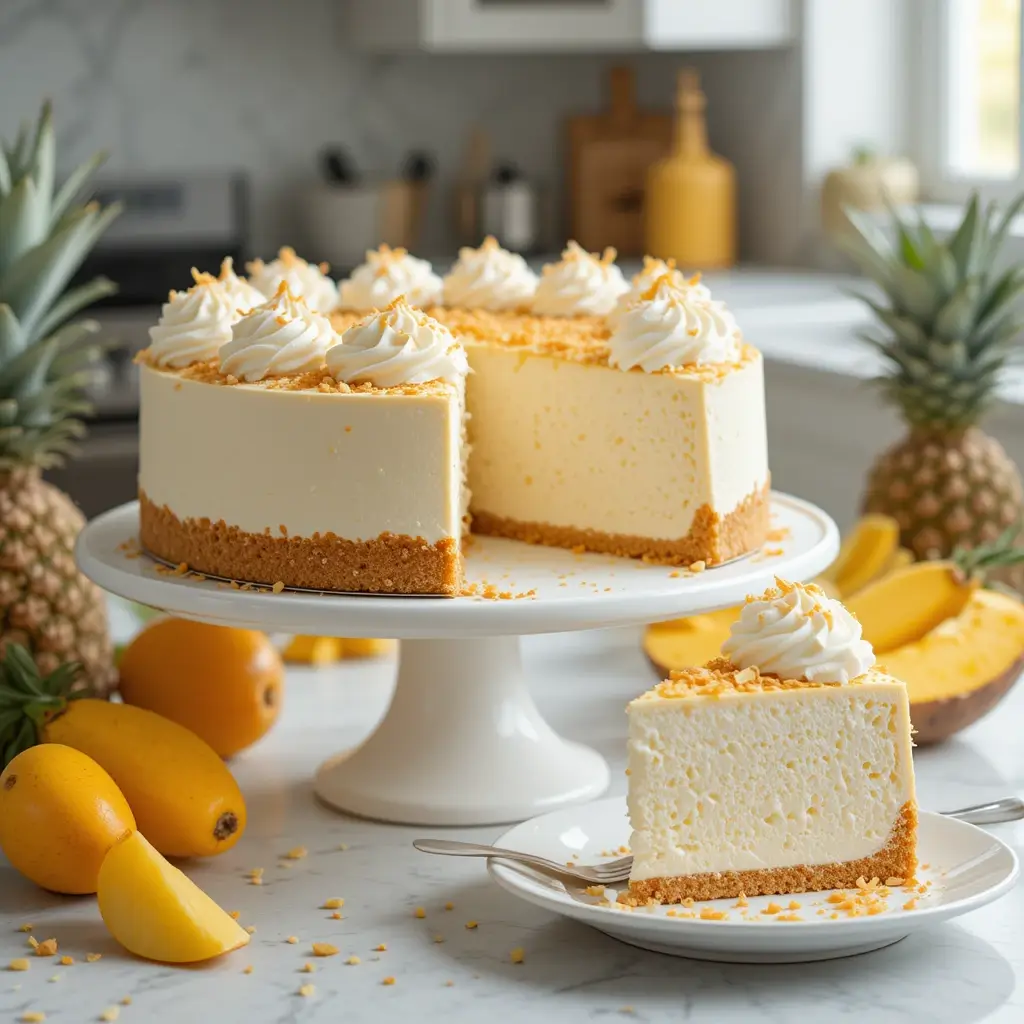 Coconut Cream Cheesecake