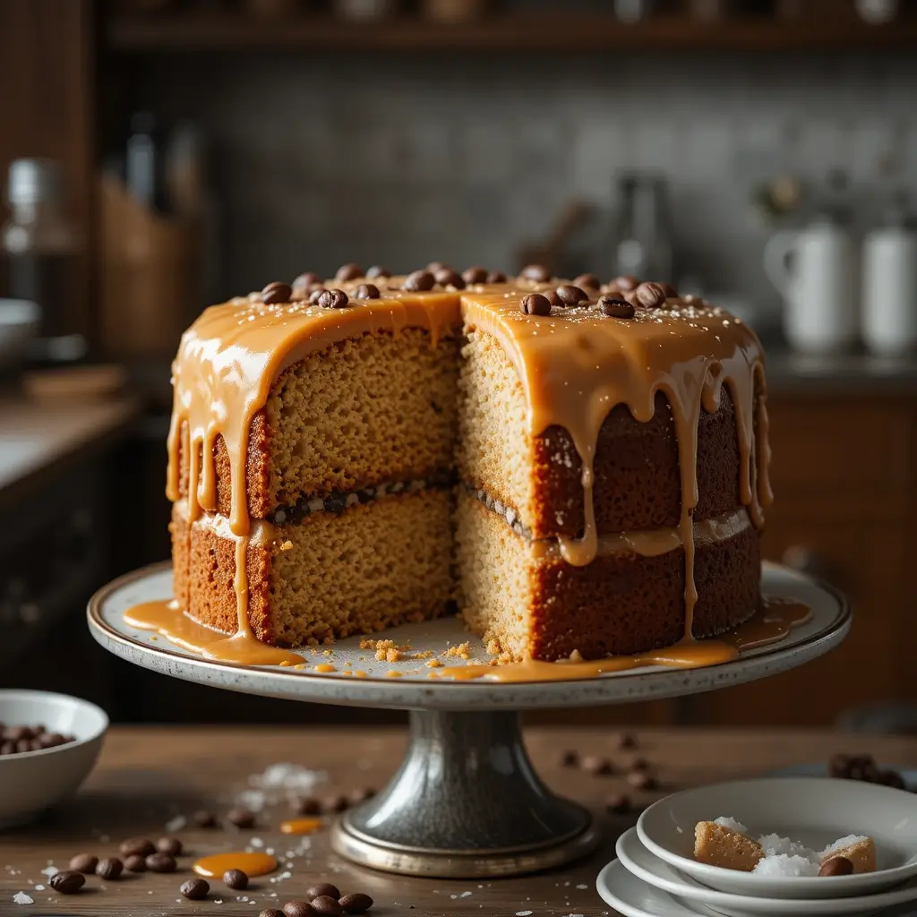 Coffee Caramel Cake