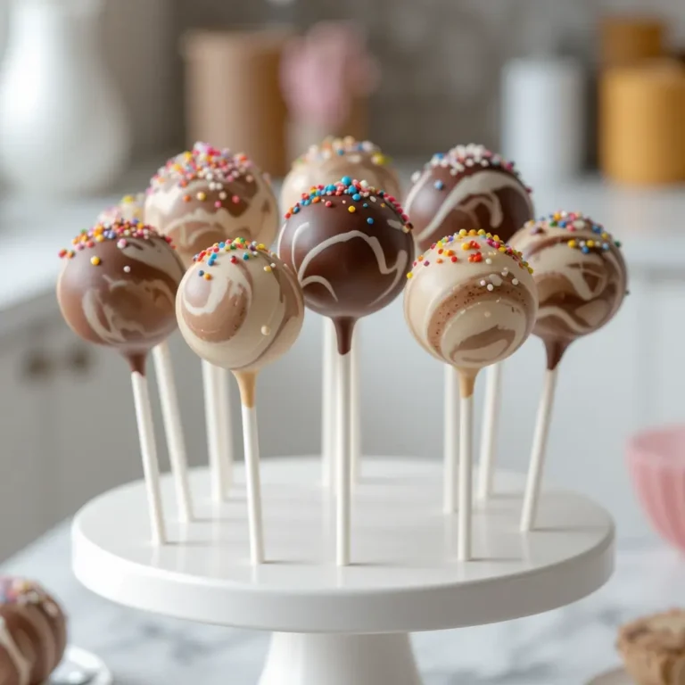 Marble Cake Pops